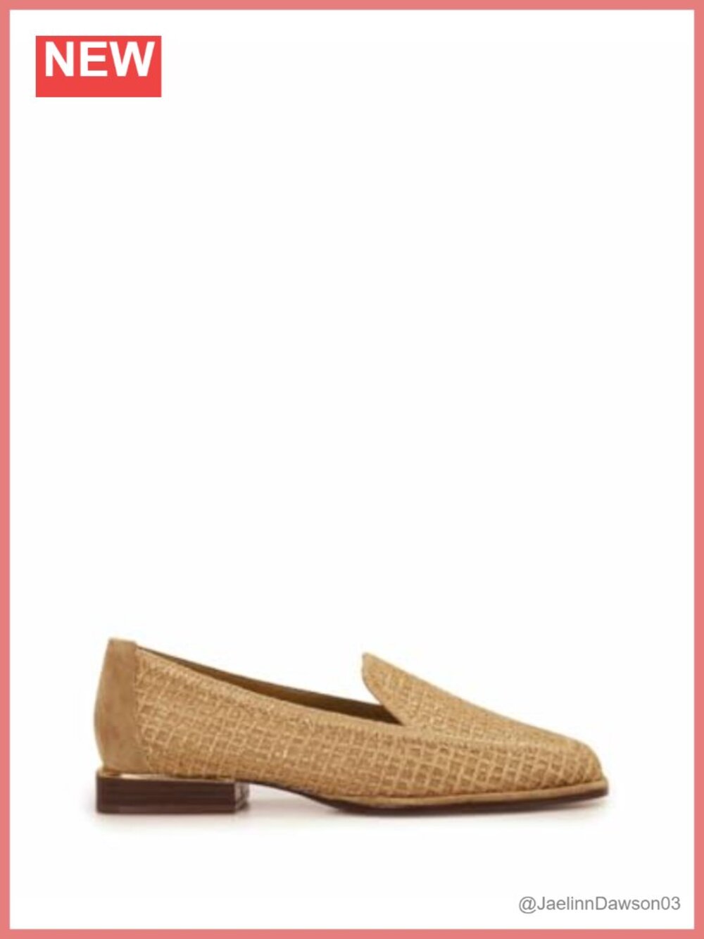 Vince Camuto Women's Artisanal Square Toe Flat Slip On Loafer Cushioned